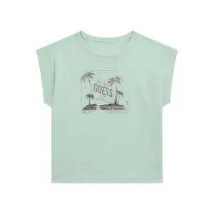 Girl's T-shirt Guess Midi image-0