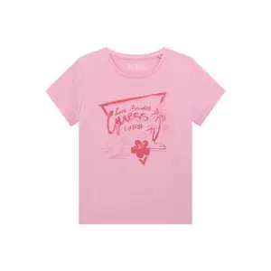 Girls' logo T-shirt Guess Midi image-0