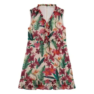 Girl's chiffon dress Guess image-0