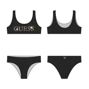 Girls' polyamide bikini Guess image-0