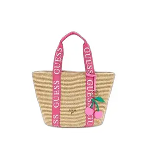 Girl's tote bag Guess Straw Shopping image-0