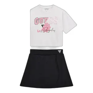 Girl's t-shirt and shorts set Guess image-1