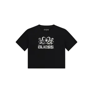 Girl's short-sleeved T-shirt Guess Midi image-0