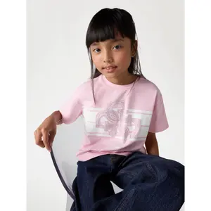 Girl's T-shirt Guess Logo 4G image-1