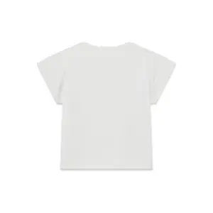 4G Logo Rhinestone Midi T-Shirt for Girls Guess image-1