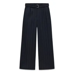 Wide leg trousers for girls Guess pinstripe image-0