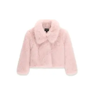Faux fur jacket for girls Guess image-0