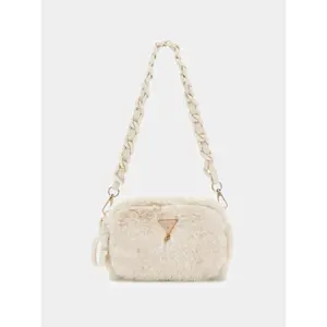 Faux Fur Crossbody Bag Girl Guess Camera image-2