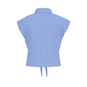 Girls' poplin blouse with bows Guess image-1