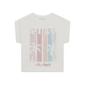 Girl's T-shirt Guess Midi Boxy image-0