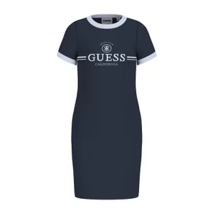 Striped t-shirt dress for girls Guess Mini Me image-0