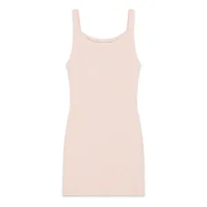 Sleeveless ribbed t-shirt dress for girls Guess Mini Me image-0