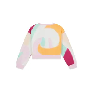 Oversized cropped sweatshirt for girls Guess Active Top image-1