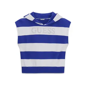 Girl's sleeveless hooded sweatshirt Guess Active image-0