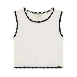 Girl's knitted tank top Guess image-0