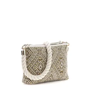 Mini jacquard shoulder bag for girls Guess image-1