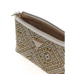 Mini jacquard shoulder bag for girls Guess image-2
