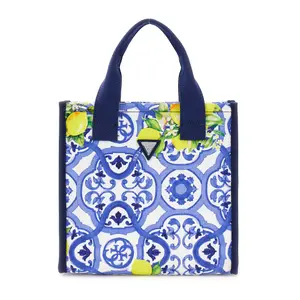 Plážová taška z bavlny pro dívky Guess