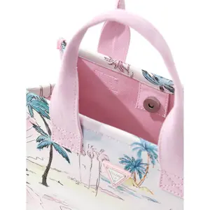 Girls' cotton beach bag Guess image-2