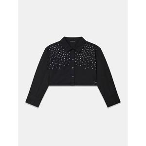 Girls' long sleeve poplin shirt Guess Boxy image-2