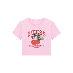Girl's crop T-shirt Guess image-0