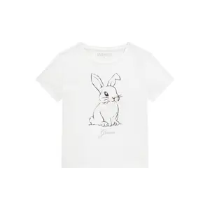Girl's cotton T-shirt Guess Midi image-0