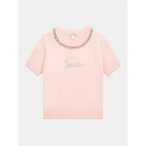 Short sleeve girl’s sweater Guess image-1
