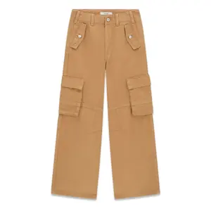 Oversized Denim Cargo Trousers Girl Guess Bull image-0