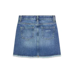 Mini Denim Skirt with Rhinestones for Girls Guess image-1