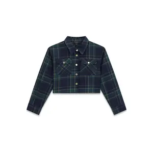 Camisa de mangas longas para menina Guess Tartan