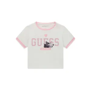 Girl's T-shirt Guess Crop image-0