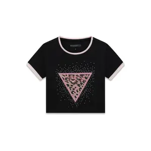 Girl's T-shirt Guess Crop image-0