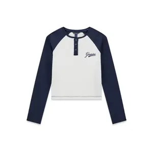 Girl's long sleeve T-shirt Guess Slim Raglan image-0