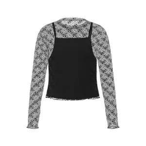 Camisola de manga longa em malha menina Guess