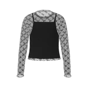 Camisola de manga longa em malha menina Guess image-1