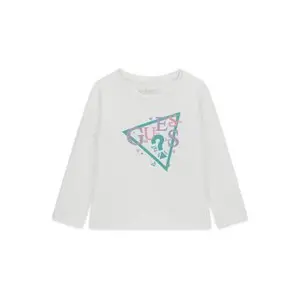 Long sleeve girl triangular logo T-shirt Guess image-0