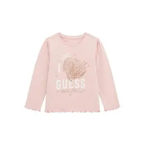 Girls' Long Sleeve Printed T-Shirt Guess image-0