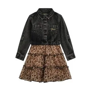 Robe ajustable en tissus mélangés fille Guess image-0