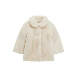 Faux fur jacket for girls Guess image-0