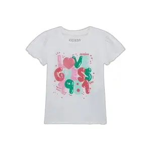 Girls' logo T-shirt Guess image-0