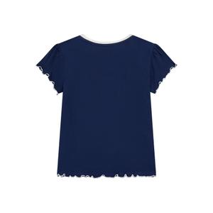 T-shirt a maniche corte col rotondo per ragazza Guess image-1