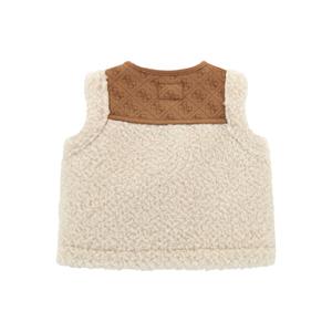 Ærmeløs jakke med falsk pels til baby pige Guess image-1