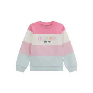 Girls' colour block sweatshirt Guess image-3
