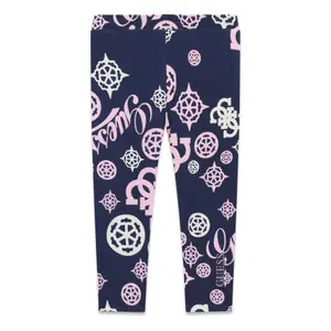 Girls' reversible leggings Guess image-0
