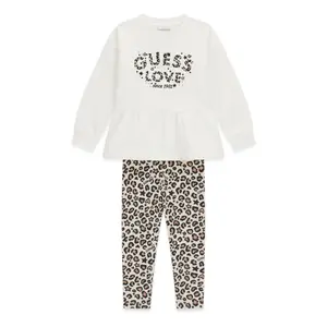 Conjunto de sudadera y leggings para niña pequeña Guess image-0