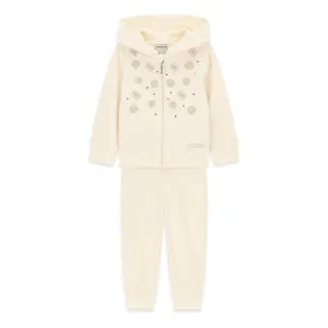 Girls' Chenille Hooded Sports Outfit Guess image-0