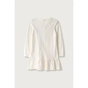 Long Sleeve Frill Dress Girl Guess Interlock image-1