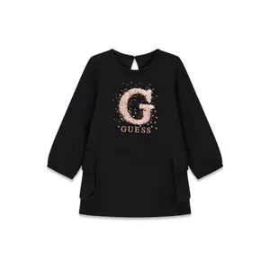 Girls' French terry dress Guess image-0