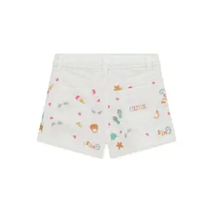 Pantalón corto vaquero de niña Guess Bull Embr image-1