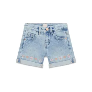 Pantalón corto vaquero de niña Guess Embroider image-0